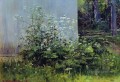 flowers at the fence classical landscape Ivan Ivanovich